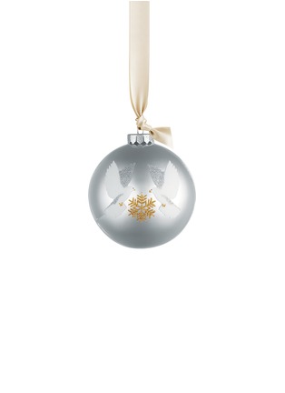 Main View - Click To Enlarge - KATE BARNETT - Dove glass bauble Christmas ornament