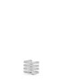 Main View - Click To Enlarge - LYNN BAN - 'Pavé Coil' diamond sterling silver ring