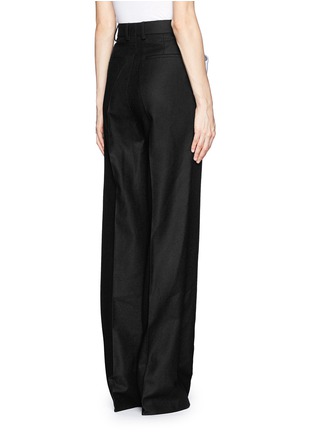 Back View - Click To Enlarge - GIVENCHY - Colourblock panel wide leg pants