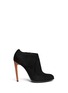 Main View - Click To Enlarge - HAIDER ACKERMANN SHOES - Contrast heel suede bootie