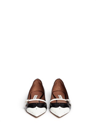 Figure View - Click To Enlarge - TABITHA SIMMONS - Belfy' wingtip brogue leather flats