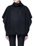 Main View - Click To Enlarge - MS MIN - Stand collar felted wool-cashmere cape