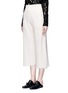 Front View - Click To Enlarge - MS MIN - Frayed cuff rib knit culottes