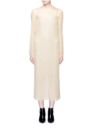 Main View - Click To Enlarge - MS MIN - Silk gauze layered maxi dress