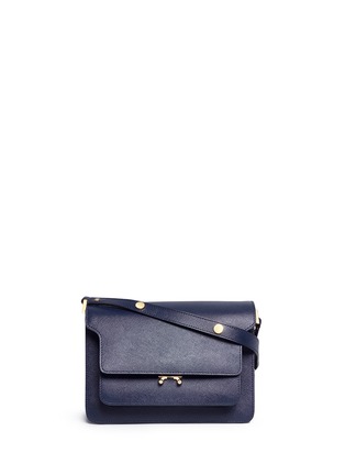 Main View - Click To Enlarge - MARNI - 'Trunk' saffiano leather shoulder bag