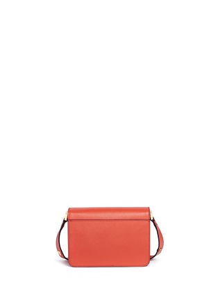 Back View - Click To Enlarge - MARNI - 'Trunk' mini saffiano leather shoulder bag
