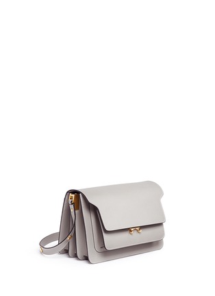 Figure View - Click To Enlarge - MARNI - 'Trunk' saffiano leather shoulder bag