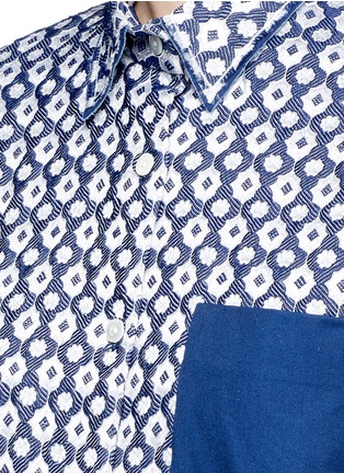 Detail View - Click To Enlarge - MS MIN - Arabesque jacquard shirt