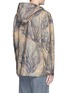 Back View - Click To Enlarge - 72963 - Tree print oversized ripstop hoodie