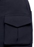 Detail View - Click To Enlarge - MS MIN - Raw edge zip front skirt
