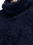 Detail View - Click To Enlarge - MS MIN - Shaggy wool-blend turtleneck sweater