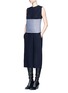 Figure View - Click To Enlarge - MS MIN - Arabesque jacquard obi belt dress