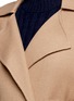 Detail View - Click To Enlarge - MS MIN - Oversized belted wool blend coat