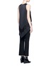 Figure View - Click To Enlarge - ALEXANDER WANG - Lace insert silk satin top