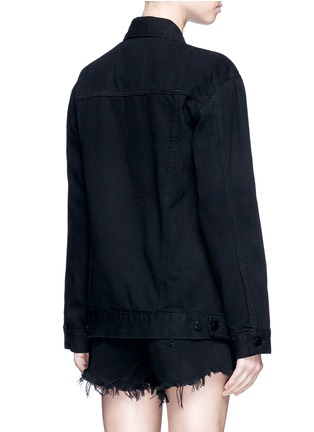 Back View - Click To Enlarge - ALEXANDER WANG - 'Daze' cotton denim jacket