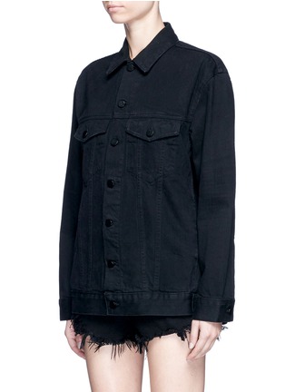 Front View - Click To Enlarge - ALEXANDER WANG - 'Daze' cotton denim jacket