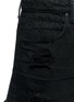 Detail View - Click To Enlarge - ALEXANDER WANG - 'Bite' distressed cut-off denim shorts