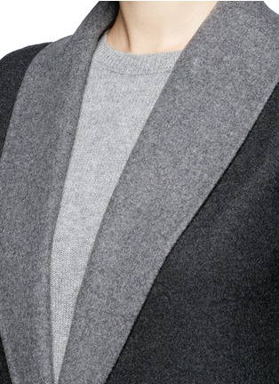 Detail View - Click To Enlarge - ALEXANDER WANG - Reversible wool blend melton coat