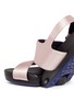 Detail View - Click To Enlarge - FIGS BY FIGUEROA - 'Figulous' satin hinged slingback sandals