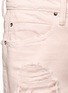 Detail View - Click To Enlarge - ALEXANDER WANG - 'Rival' distressed cropped jeans