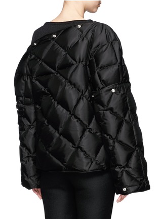 Back View - Click To Enlarge - ACNE STUDIOS - 'Bobbi Down' convertible quilted puffer jacket