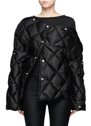 Main View - Click To Enlarge - ACNE STUDIOS - 'Bobbi Down' convertible quilted puffer jacket