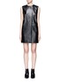 Main View - Click To Enlarge - ACNE STUDIOS - 'Civalo' calfskin leather sleeveless dress