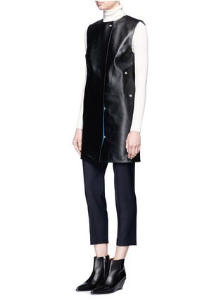 Figure View - Click To Enlarge - ACNE STUDIOS - 'Civalo' calfskin leather sleeveless dress