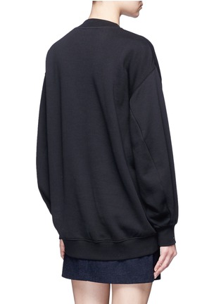 Back View - Click To Enlarge - ACNE STUDIOS - 'Karvel' oversized cotton sweatshirt