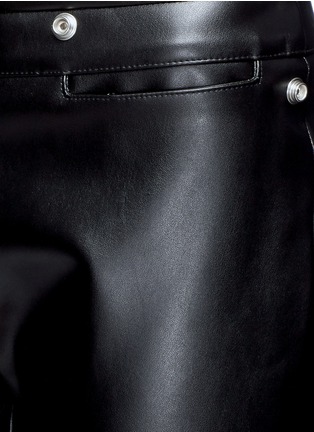 Detail View - Click To Enlarge - ACNE STUDIOS - 'Svanborg' faux leather biker pants