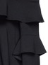 Detail View - Click To Enlarge - 72723 - Frill cady crepe off-shoulder top