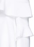 Detail View - Click To Enlarge - 72723 - Frill cady crepe off-shoulder top