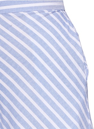 Detail View - Click To Enlarge - 72723 - 'Astrid' chevron stripe cotton culottes