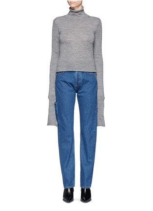 Main View - Click To Enlarge - ACNE STUDIOS - 'Jiao' extended sleeve turtleneck sweater
