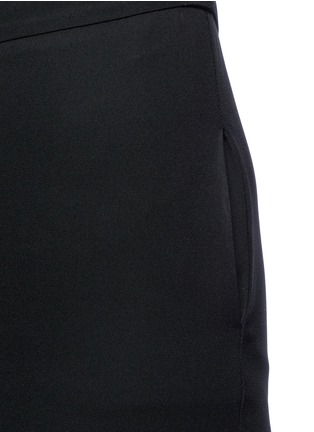 Detail View - Click To Enlarge - 72723 - High waist cropped flared crepe pants