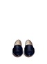 Front View - Click To Enlarge - GABRIELA HEARST - 'Francis' spazzolato leather d'Orsay loafers