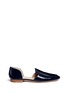 Main View - Click To Enlarge - GABRIELA HEARST - 'Francis' spazzolato leather d'Orsay loafers