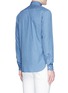 Back View - Click To Enlarge - ISAIA - 'Como' cotton chambray shirt