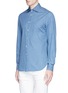 Front View - Click To Enlarge - ISAIA - 'Como' cotton chambray shirt