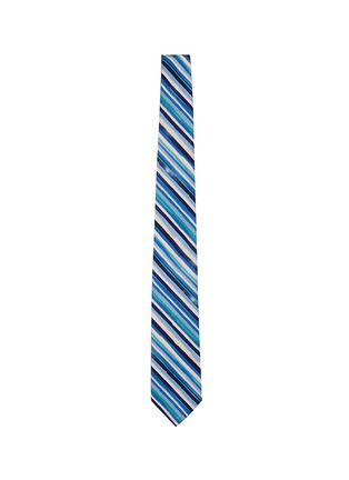 Main View - Click To Enlarge - ISAIA - Paint stripe print seven fold tie
