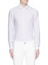 Main View - Click To Enlarge - ISAIA - Gingham check linen hopsack shirt