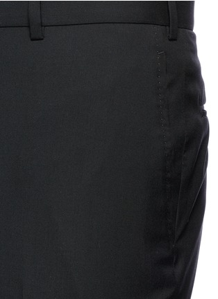 Detail View - Click To Enlarge - ISAIA - Notched waist wool pants