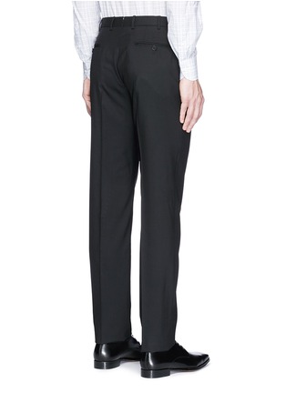 Back View - Click To Enlarge - ISAIA - Notched waist wool pants