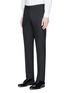 Front View - Click To Enlarge - ISAIA - Notched waist wool pants