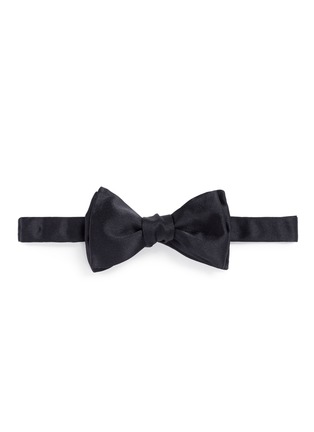 Main View - Click To Enlarge - ISAIA - Self-tie silk satin bow tie