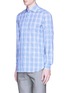 Front View - Click To Enlarge - ISAIA - 'Milano' check plaid shirt