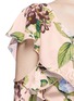 Detail View - Click To Enlarge - 72723 - 'Evie' floral print ruffle mock wrap maxi dress