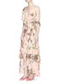 Figure View - Click To Enlarge - 72723 - 'Evie' floral print ruffle mock wrap maxi dress