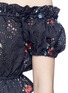 Detail View - Click To Enlarge - 72723 - 'Primrose May' broderie anglaise cropped off-shoulder top