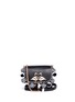 Main View - Click To Enlarge - SOPHIA WEBSTER - 'Claudie' pompom flamingo charm leather flap bag